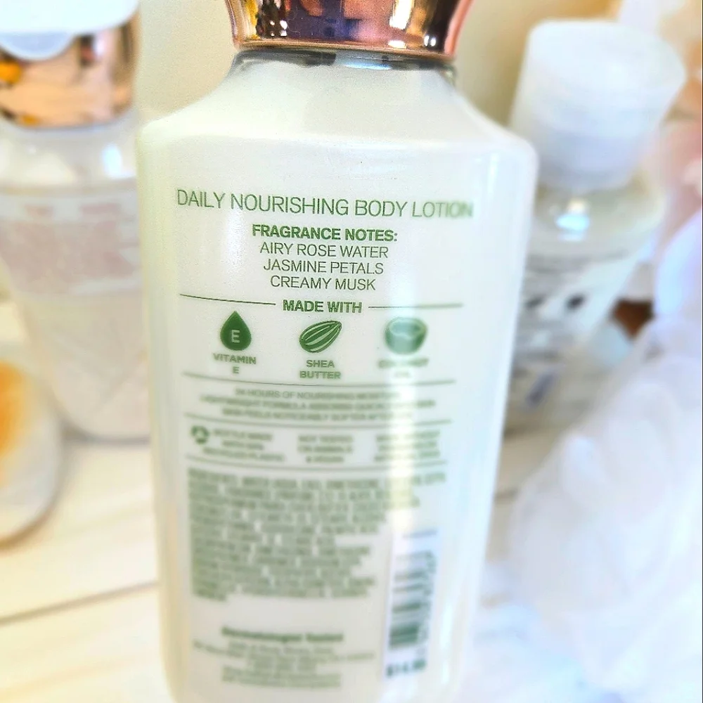 Body Lotion Set - Freesia, Rose, Pure Wonder Bath & Body Works Nwt